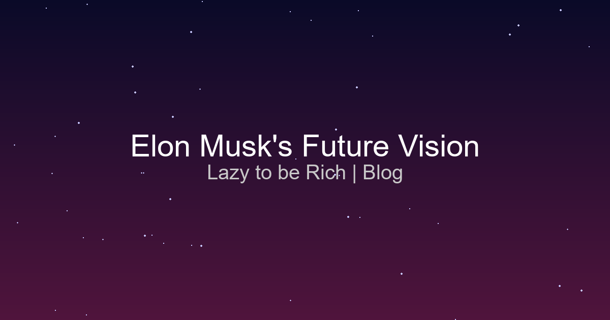 【生活】Elon Musk 的使命感讓我跪了一下！先不管人設爭議了