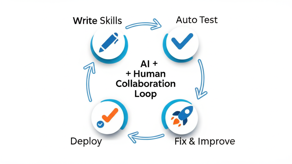 AI 工作流自動化示意圖